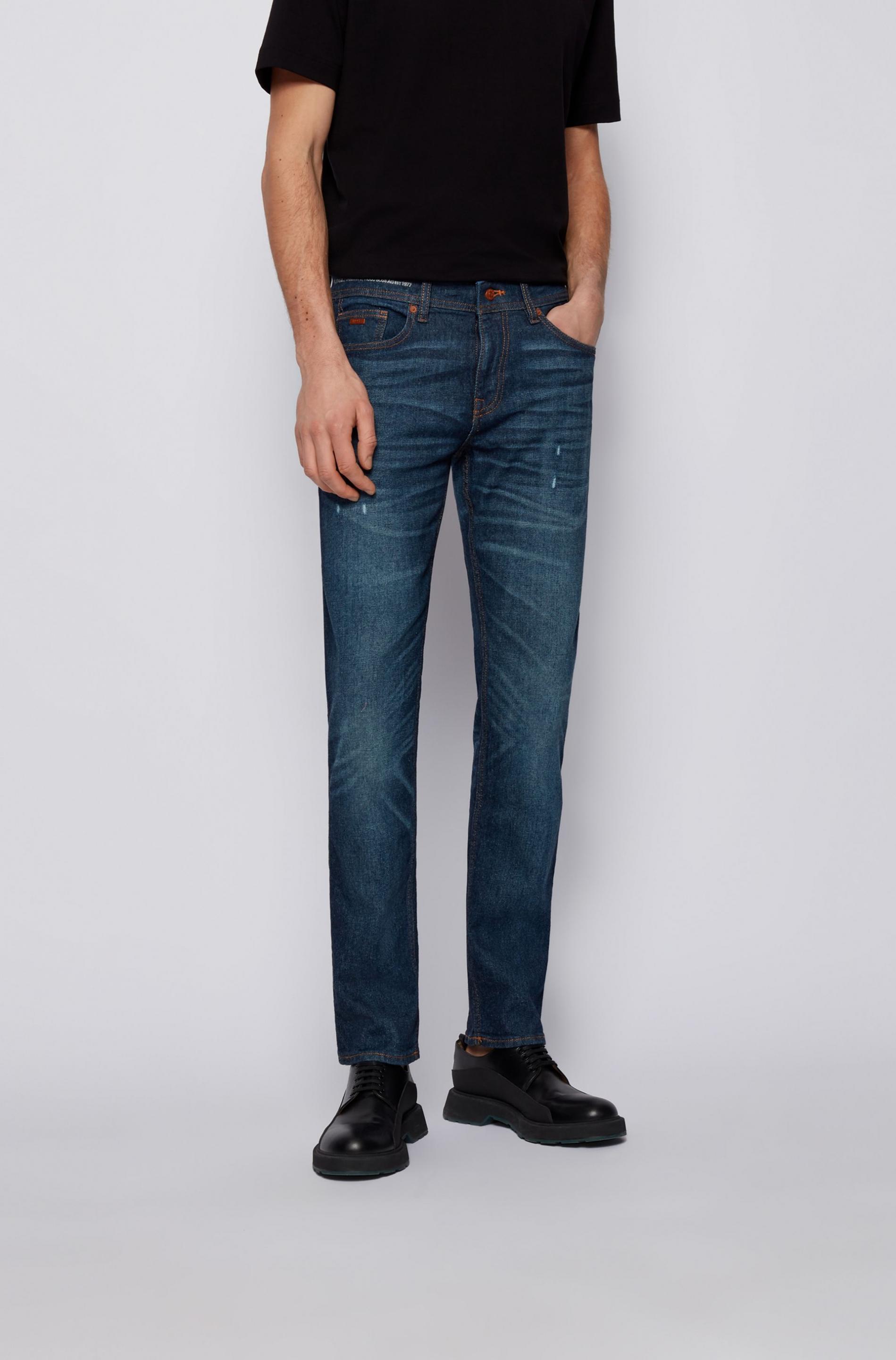 Jean Slim Fit bleu en denim stretch confortable HUGO BOSS Homme Vêtements Pantalons & Jeans Jeans Slim 